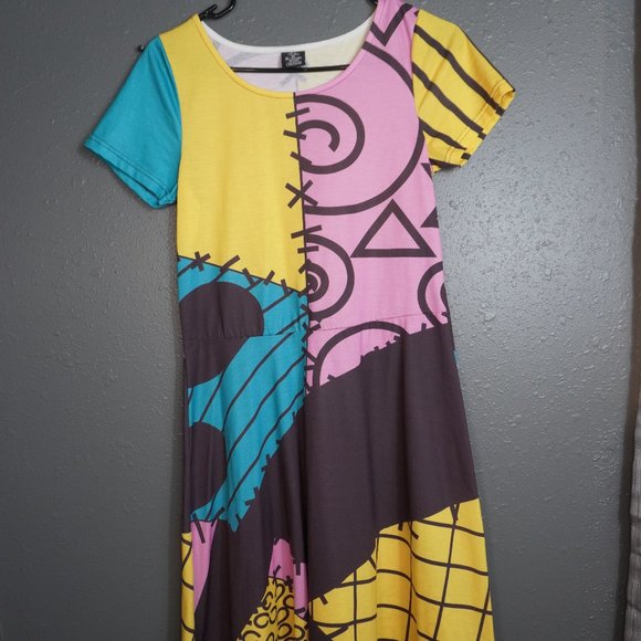 None Other - The Nightmare Before Christmas Girls Costume Sally Dress Size Large